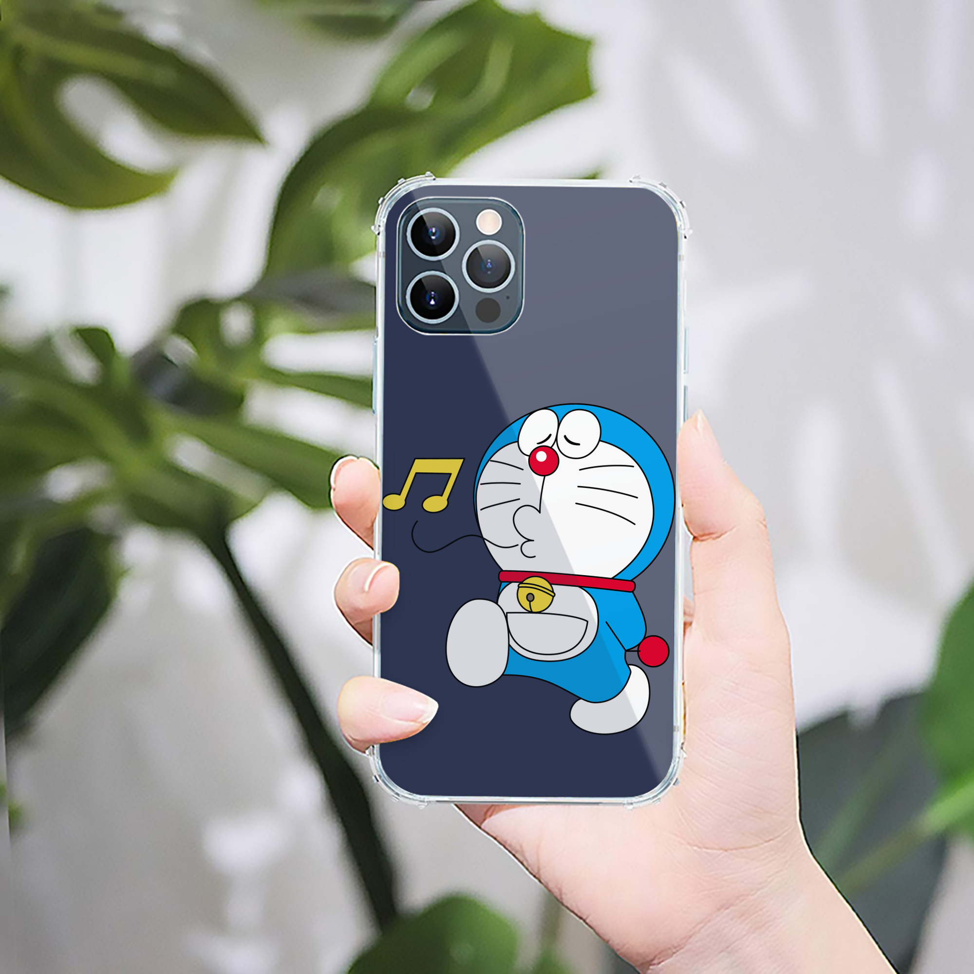 （画像用） ドラえもん Doraemon 【iPhone 12シリーズ対応】透明スマホケース（クリアソフトケース）